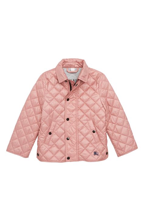 burberry jackets kids|Burberry girls' diamond quilted jacket.